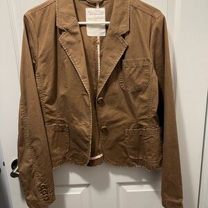 Aeropostale. Tan Jacket. Large. Cotton